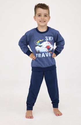 PIŻAMA BOY KIDS 477/158 SKI DR